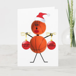 Cartes Pour Fêtes Annuelles Basket-ball