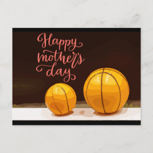 Cartes Pour Fêtes Annuelles Basket-ball pour la fête des mères