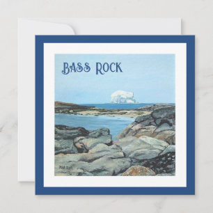 Cartes Pour Fêtes Annuelles Bass Rock, North Berwick, Écosse par Pola.B.Alex