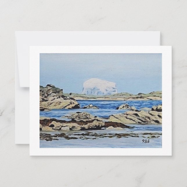 Cartes Pour Fêtes Annuelles Bass Rock, North Berwick, Scotland fine art (Devant)