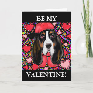 Cartes Pour Fêtes Annuelles Basset Hound