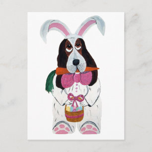 Cartes Pour Fêtes Annuelles Basset Hound