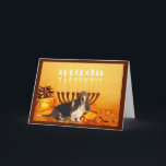 Cartes Pour Fêtes Annuelles Basset Hound Chanukah Card Menorah<br><div class="desc">Se souvenir de sa famille et de ses amis pendant la saison de Chanukah est un merveilleux moyen de rester en contact avec les gens qui vous aiment et qui vous tiennent à coeur. J'ai créé ces cartes de chien Chanukah avec amour et attention et je suis sûr que quiconque...</div>