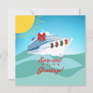 Cartes Pour Fêtes Annuelles Bateau de croisière