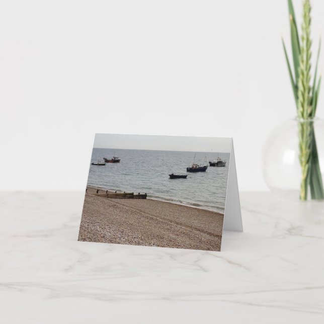 Cartes Pour Fêtes Annuelles Bateaux à rames (Devant)