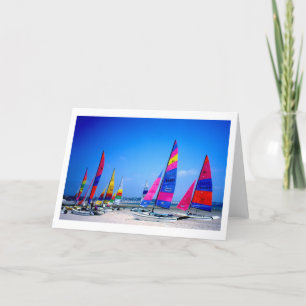 Cartes Pour Fêtes Annuelles Bateaux de voile Hobie à Jersey