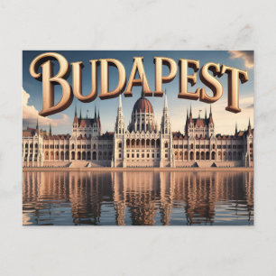 Cartes Pour Fêtes Annuelles Bâtiment du Parlement hongrois à Budapest