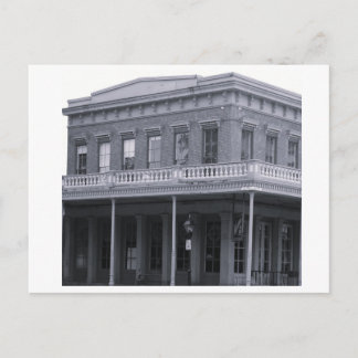 Cartes Pour Fêtes Annuelles Bâtiment vintage simple noir et blanc