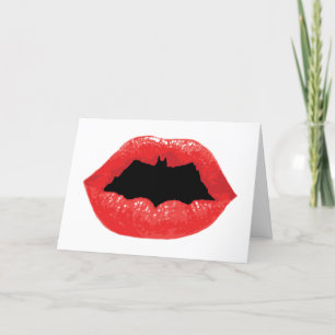 Cartes Pour Fêtes Annuelles Batman Valentine Lèvres de chaume