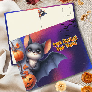 Cartes Pour Fêtes Annuelles Batty pour vous Bonjour Halloween
