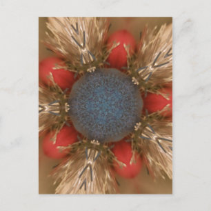 Cartes Pour Fêtes Annuelles Baubles de décoration de Noël rouge bleu
