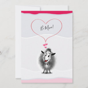 Cartes Pour Fêtes Annuelles "Be Mine!" - Happy Valentine's Day Lovely Greeting