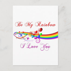 Cartes Pour Fêtes Annuelles Be My Rainbow Gay Valentine