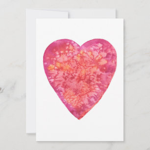 Cartes Pour Fêtes Annuelles BE MY VALENTINE - aquarelle