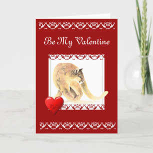 Cartes Pour Fêtes Annuelles Be my Valentine Grow Old with Me Quote Cougar