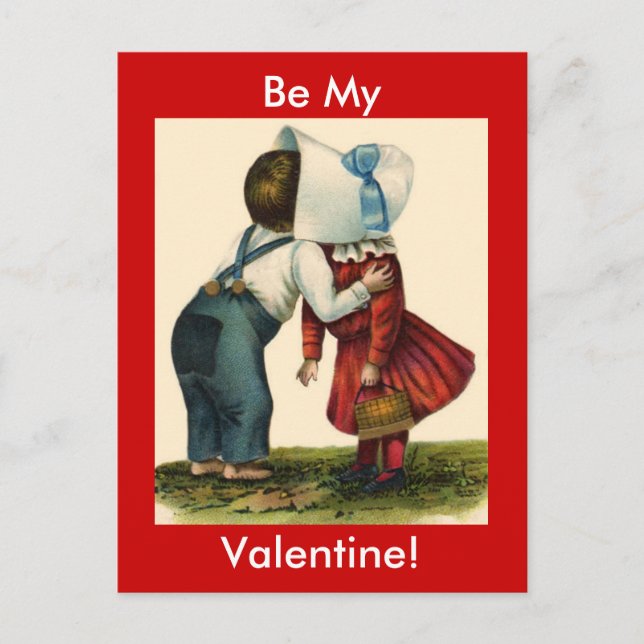 Cartes Pour Fêtes Annuelles Be My Valentine Postcard (Devant)
