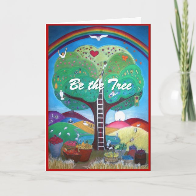 Cartes Pour Fêtes Annuelles "Be the Tree" Fruits of the Spirit Greeting Card (Devant)
