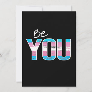 Cartes Pour Fêtes Annuelles Be You - Trans-white