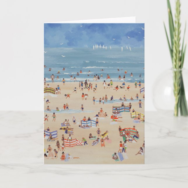 Cartes Pour Fêtes Annuelles Beach (Devant)