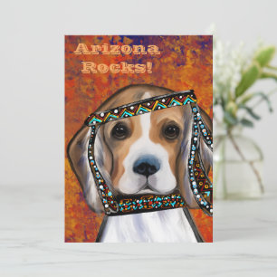 Cartes Pour Fêtes Annuelles Beagle