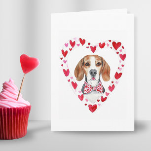 Cartes Pour Fêtes Annuelles Beagle Tu as ramené mon cœur personnalisé pour la 