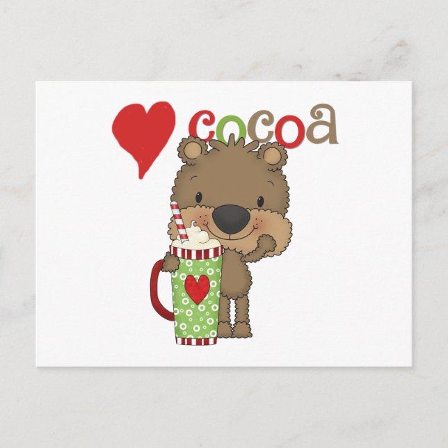 Cartes Pour Fêtes Annuelles Bear Cocoa Love Holiday (Devant)