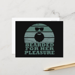 Cartes Pour Fêtes Annuelles Bearded cite drôle barbe dire cadeaux