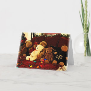 Cartes Pour Fêtes Annuelles Beary, Joyeux Noël !
