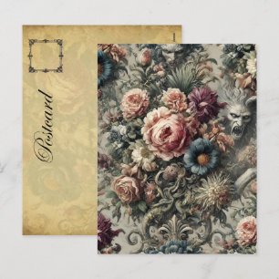 Cartes Pour Fêtes Annuelles Beast of the Interstice - Gothique Floral Design