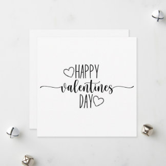 Cartes Pour Fêtes Annuelles Beatifull minimalist editable valentine card