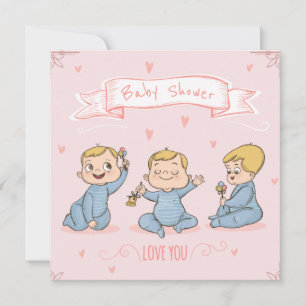 Cartes Pour Fêtes Annuelles Beau Baby shower