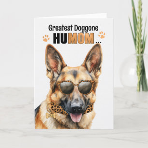 Cartes Pour Fêtes Annuelles Beau Berger Chien plus grand HuMOM Fête des Mères