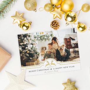 Cartes Pour Fêtes Annuelles Beau cadre de Noël Photo personnalisée