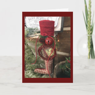CARTES POUR FÊTES ANNUELLES **BEAU DÉCOR ET SOUHAITS DE NOËL** VACANCES C