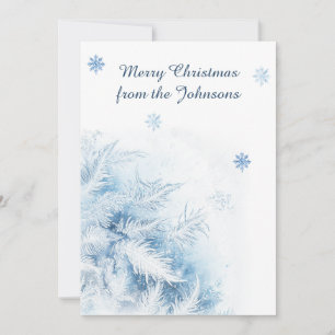 Cartes Pour Fêtes Annuelles Beau hiver Frost Noël