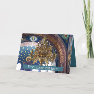 Cartes Pour Fêtes Annuelles Beau lustre de la cathédrale