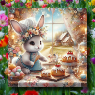 Cartes Pour Fêtes Annuelles Beau Pays Baker Bunny Pastel Pâques