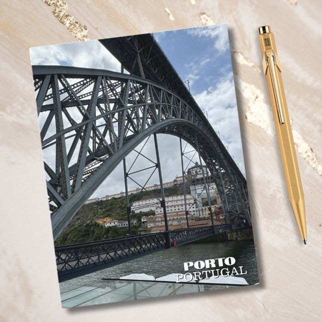 Cartes Pour Fêtes Annuelles Beau pont Porto Portugal Voyage Photographie (Créateur téléchargé)