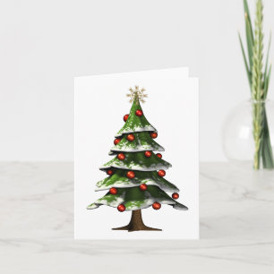 Cartes Pour Fêtes Annuelles Beau sapin de Noël