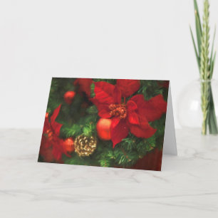 Cartes Pour Fêtes Annuelles Beauté de poinsettia