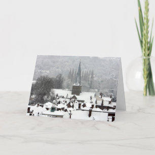 Cartes Pour Fêtes Annuelles Beautiful Christmas snow scene