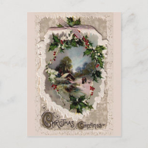 Cartes Pour Fêtes Annuelles Beautiful vintage Christmas card