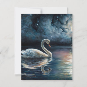 Cartes Pour Fêtes Annuelles Beaux Arrière - plans de Swan Lake