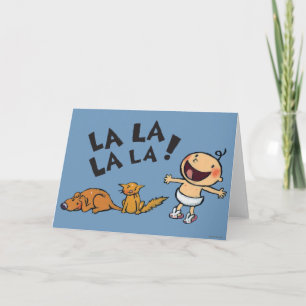 Cartes Pour Fêtes Annuelles Bébé chanteur de Leslie Patricelli avec des