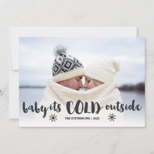 Cartes Pour Fêtes Annuelles Bébé il fait froid dehors