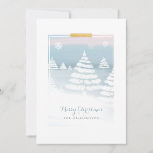 Cartes Pour Fêtes Annuelles Bébé il fait froid dehors Scène hivernale de Noël
