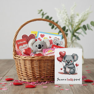 Cartes Pour Fêtes Annuelles Bébé koala Saint-Valentin personnalisé