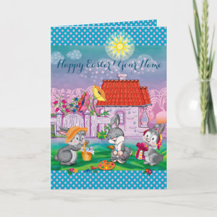 Cartes Pour Fêtes Annuelles Bébé lapin petit