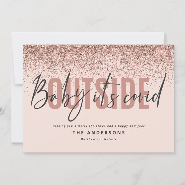 Cartes Pour Fêtes Annuelles Bébé son ambiance à l'extérieur drôle de parties s (Devant)