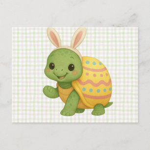 Cartes Pour Fêtes Annuelles Bébé tortue de Pâques/Printemps mignon